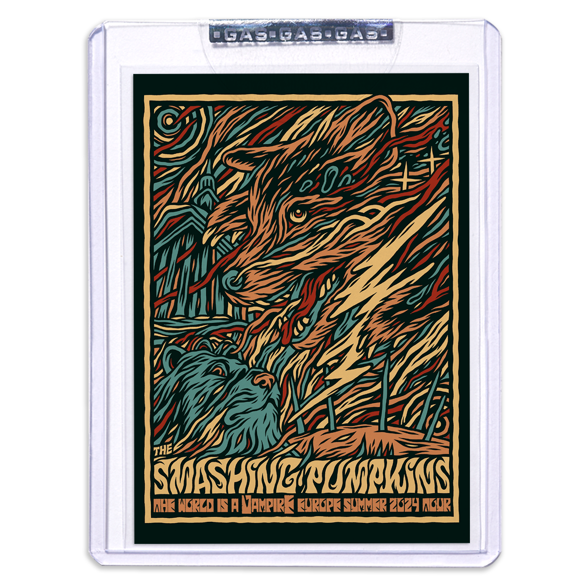 GAS The Smashing Pumpkins European Tour 2024 Trading Card