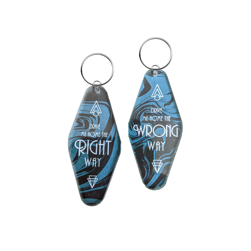 OCEANIA RIGHT WAY / WRONG WAY KEYCHAIN